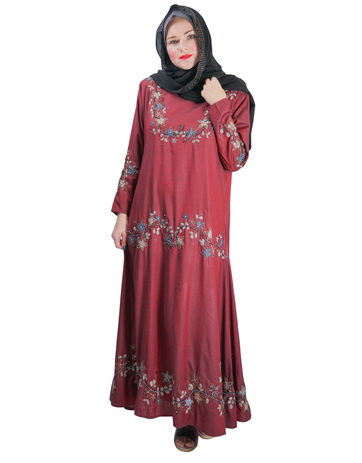 Arabian Red Party Dress Red - Myibadah